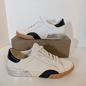 Dolce Vita Women's Zina White Leather Sneakers Size 8
